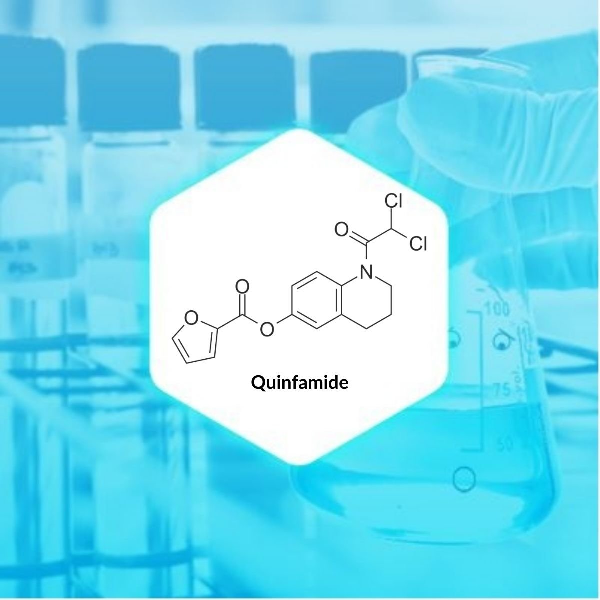 Quinfamide Chemical Structure