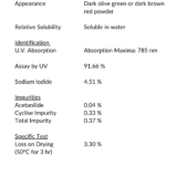 High Purity Indocyanine Green Powder (25 gms) - Image 4