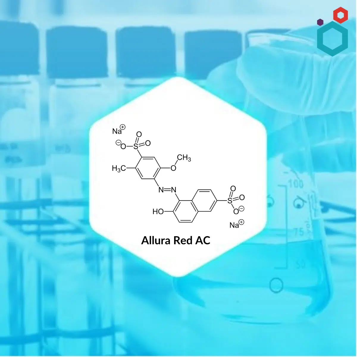 Allura Red AC Chemical Structure