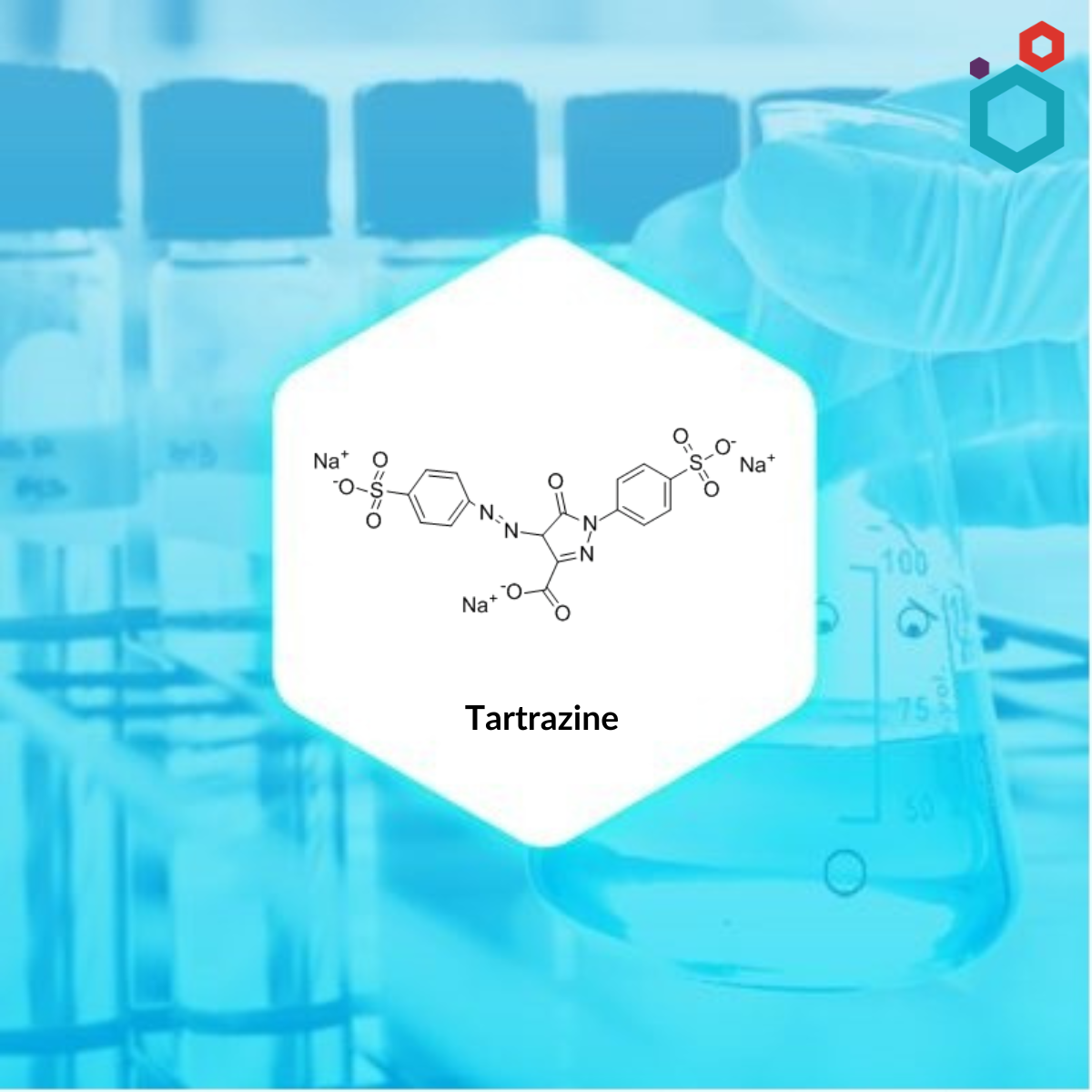 Tartrazine Chemical Structure