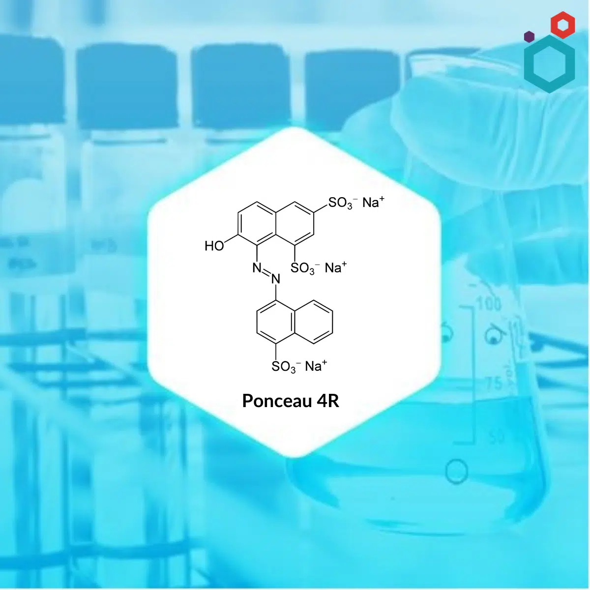 Ponceau 4R Chemical Structure