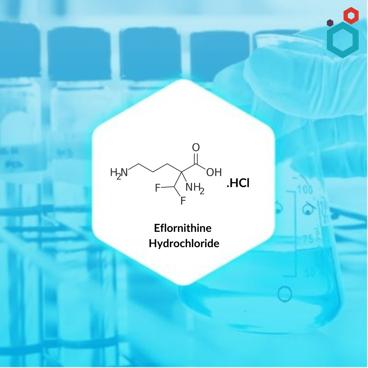 Eflornithine Hydrochloride Chemical Structure