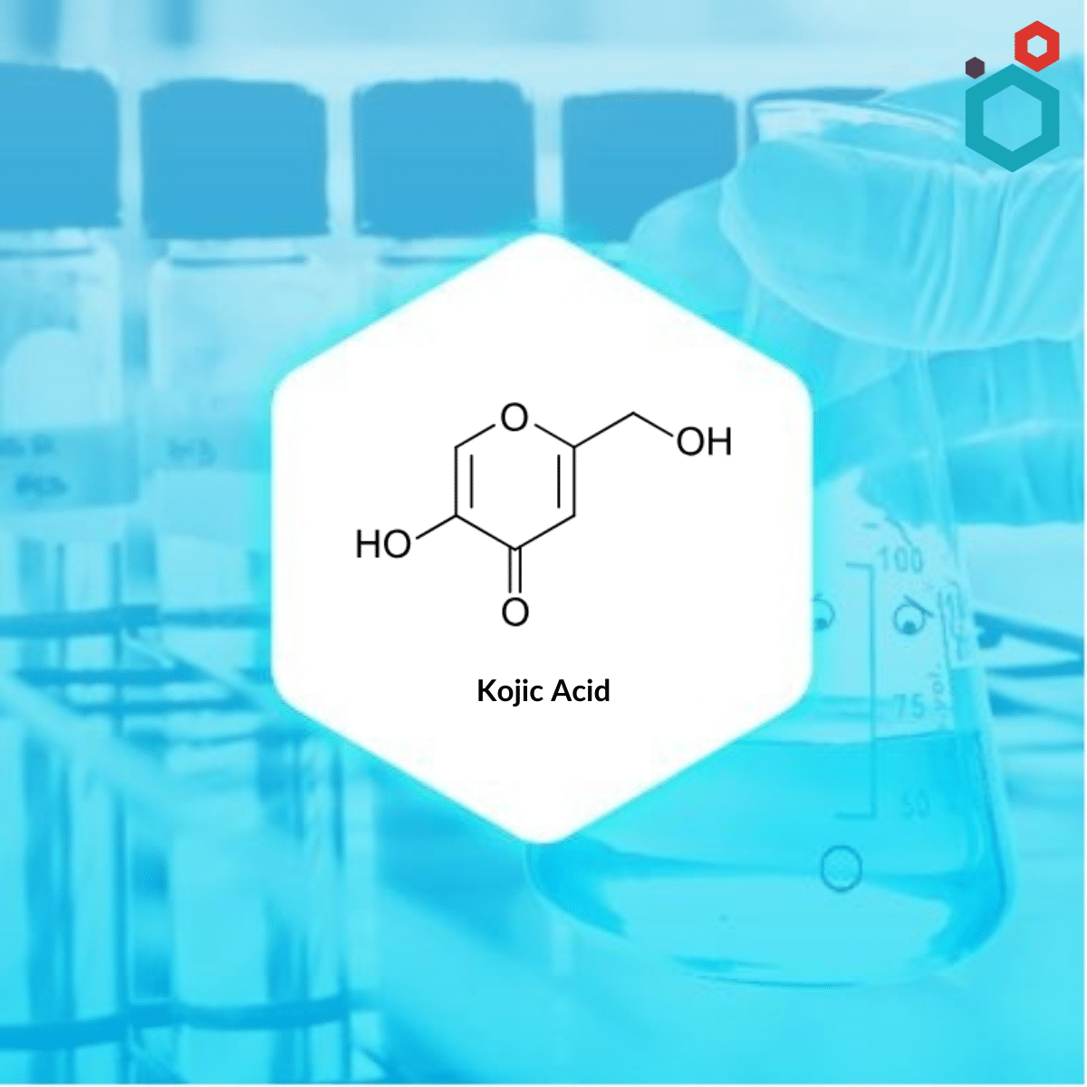Kojic Acid Chemical Structure