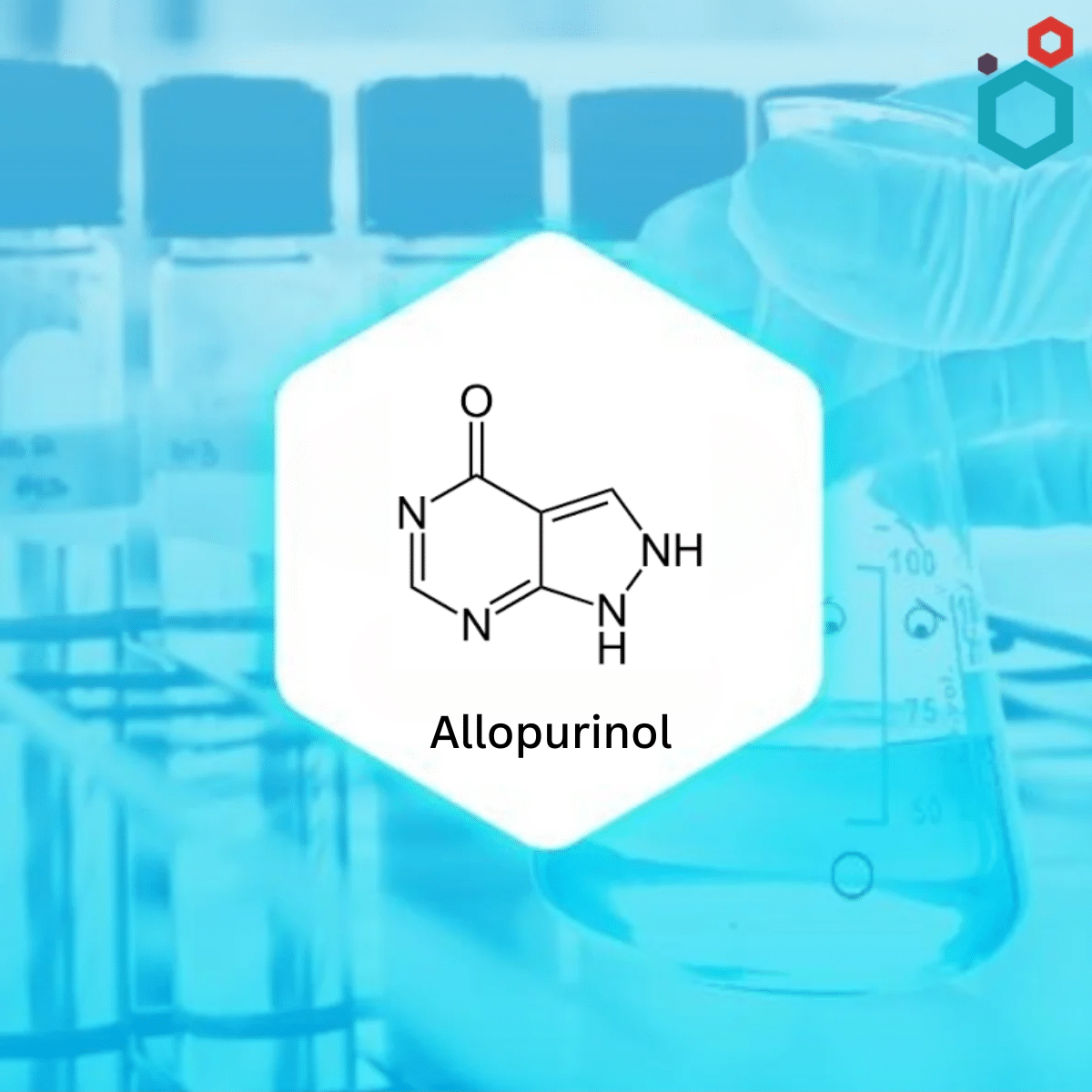 structure of allopurinol structure of allopurinol